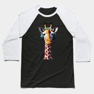 Giraffe Jams Baseball T-Shirt